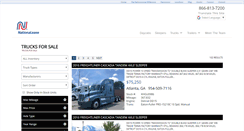 Desktop Screenshot of nationaleaseusedtrucks.com