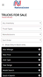 Mobile Screenshot of nationaleaseusedtrucks.com